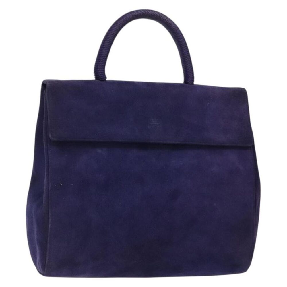 Prada Vintage Suede Purple Suede Handbag